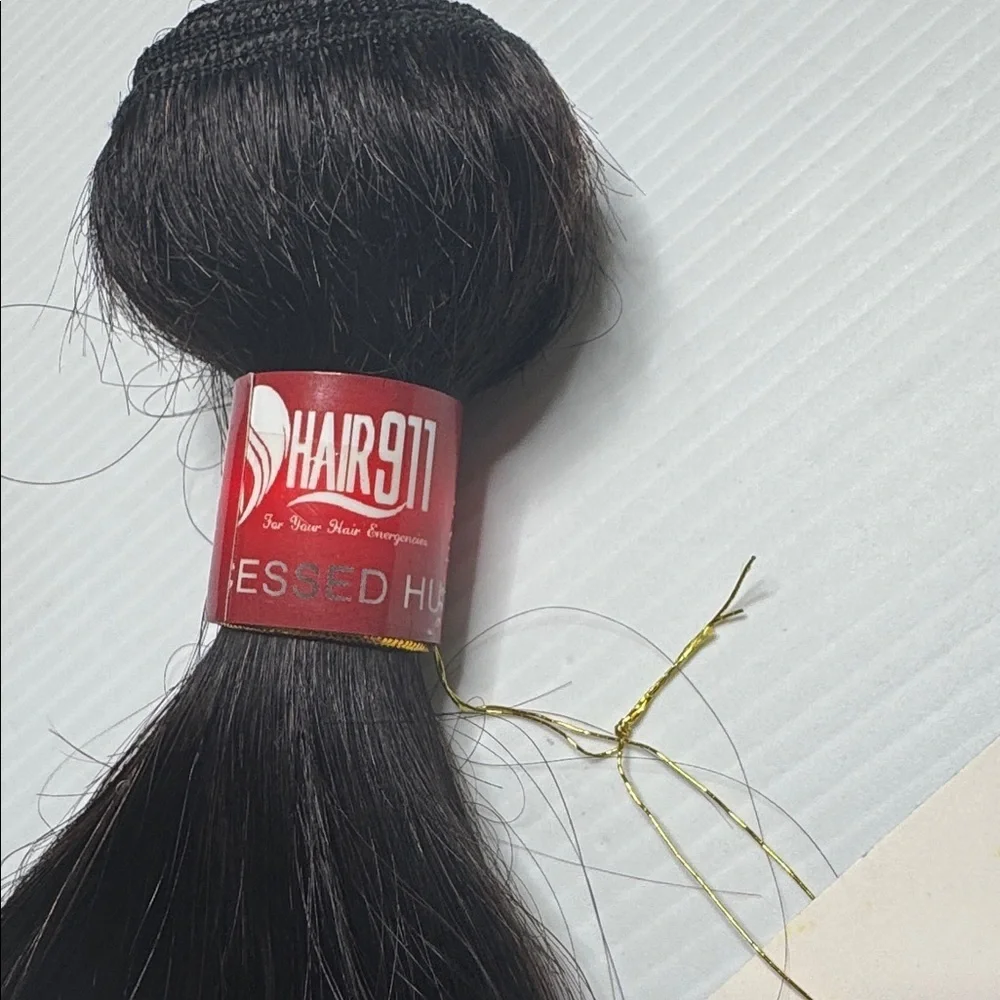 24 In 100% Unprocessed Premium Human 1 Black Hair Extension